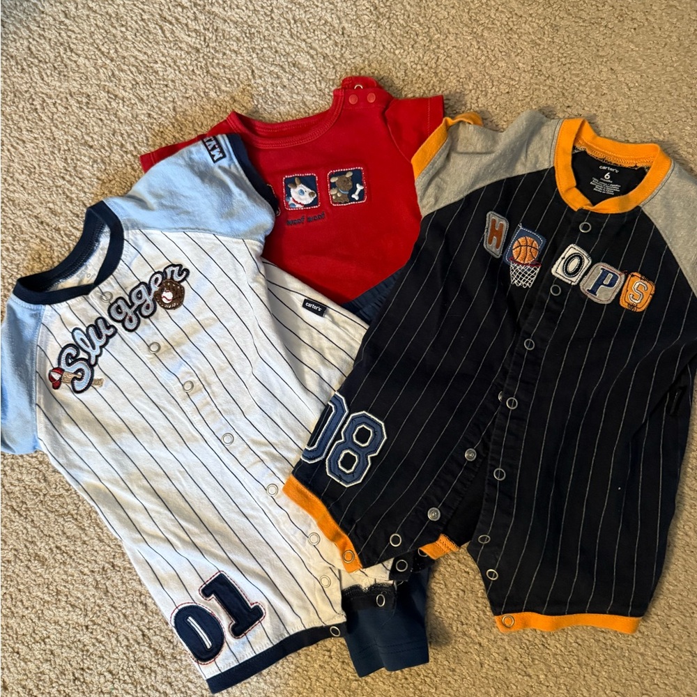vintage carters baby clothes bundle